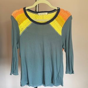 Free People Baseball Tee
